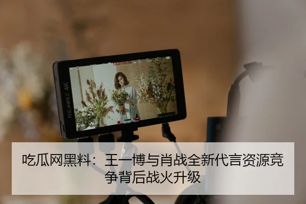 吃瓜网黑料：王一博与肖战全新代言资源竞争背后战火升级